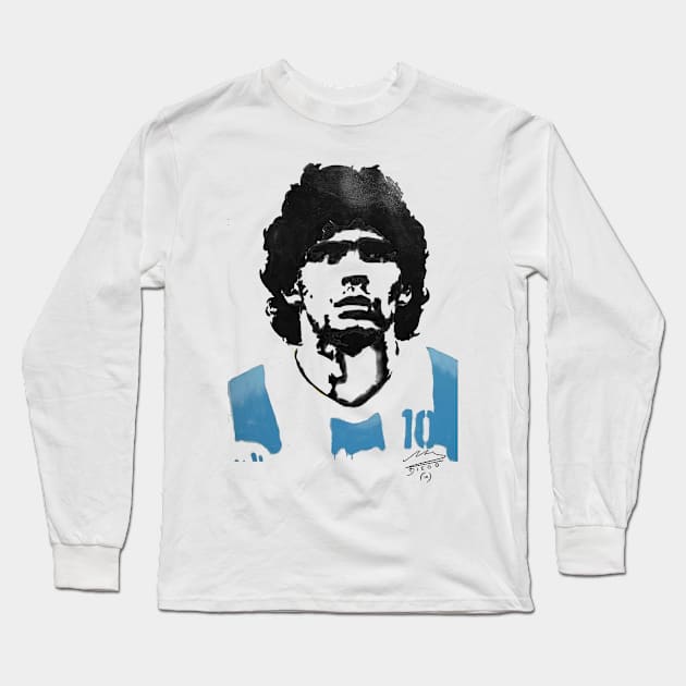 Argentina Soccer Legend Long Sleeve T-Shirt by Ireland